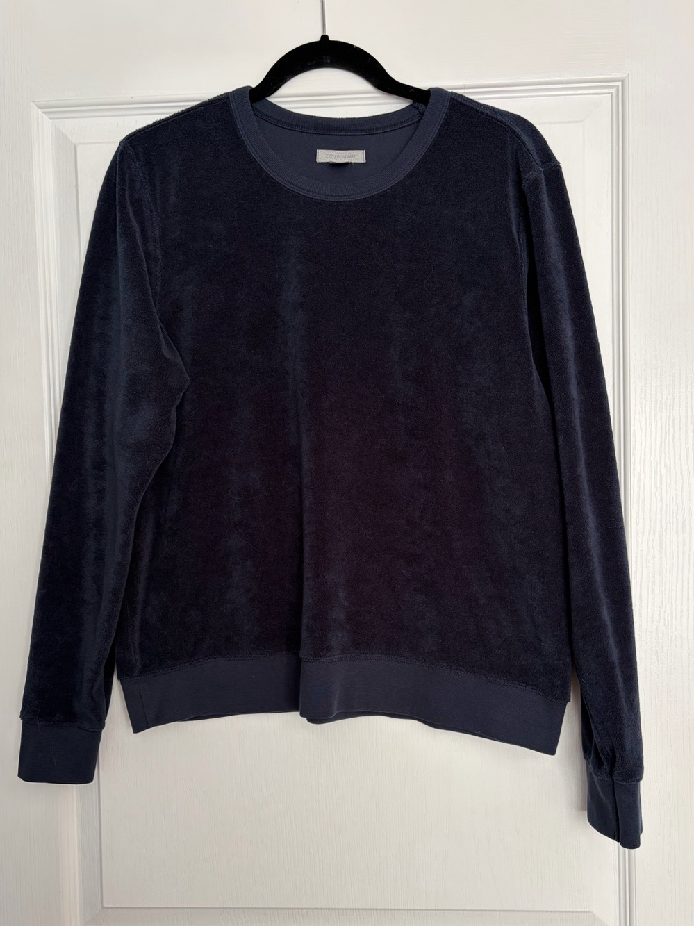 Outerknown Womens Navy Crewneck Sweater - Classic Casual Pullover